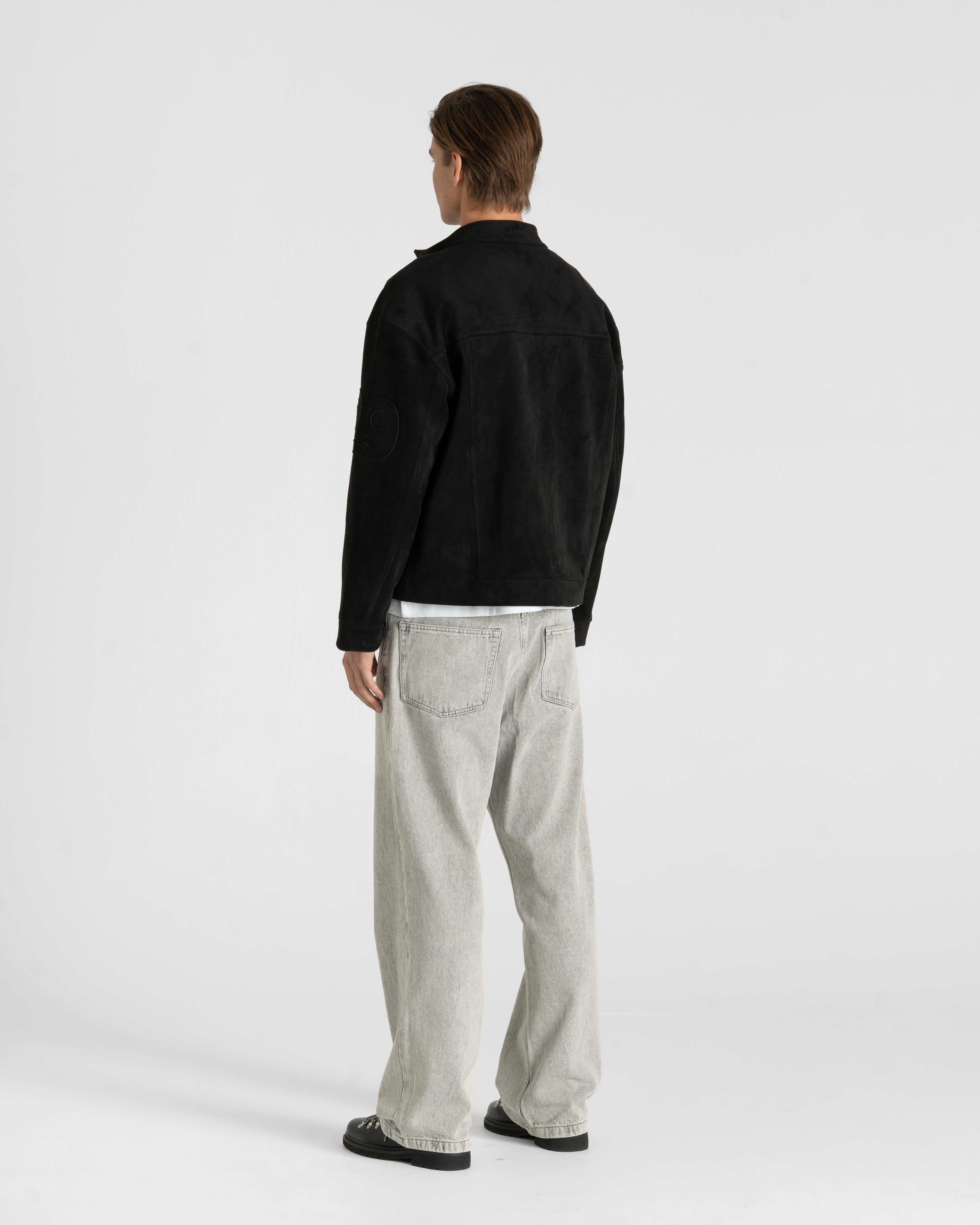 Suede Jacket Black